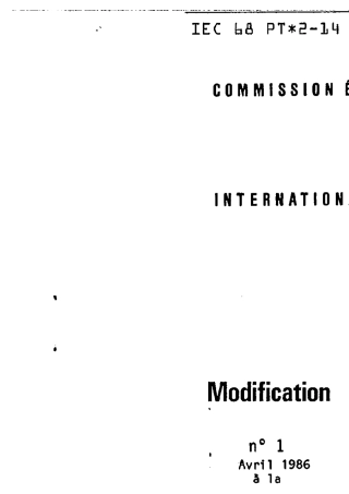 IEC600682141984(基本环境试验规范.第2部分试验N温度变化)