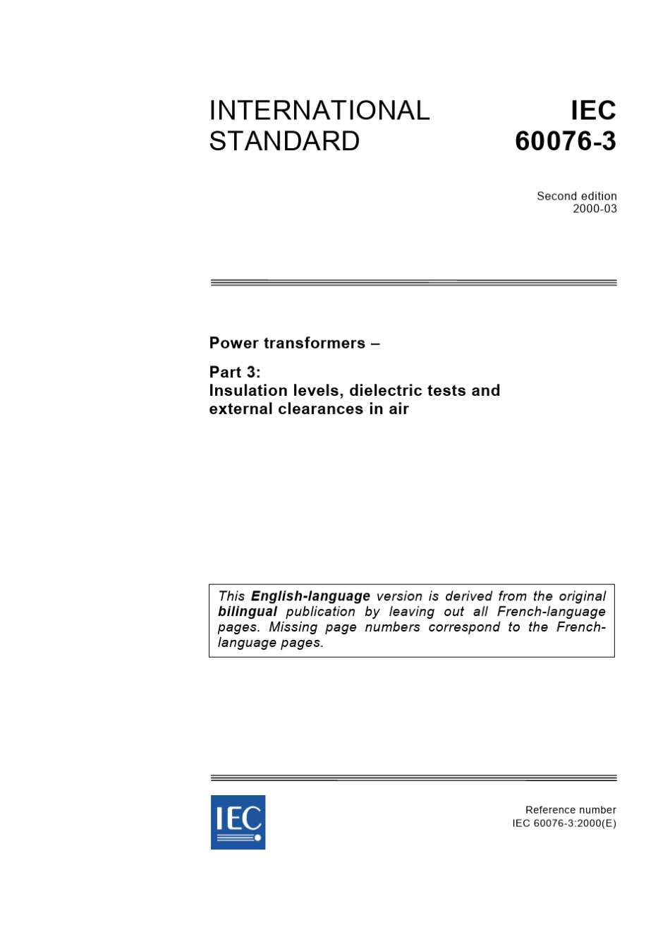 iec600763变压器_第1页