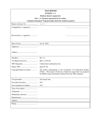 IEC6060114检查表中英文版