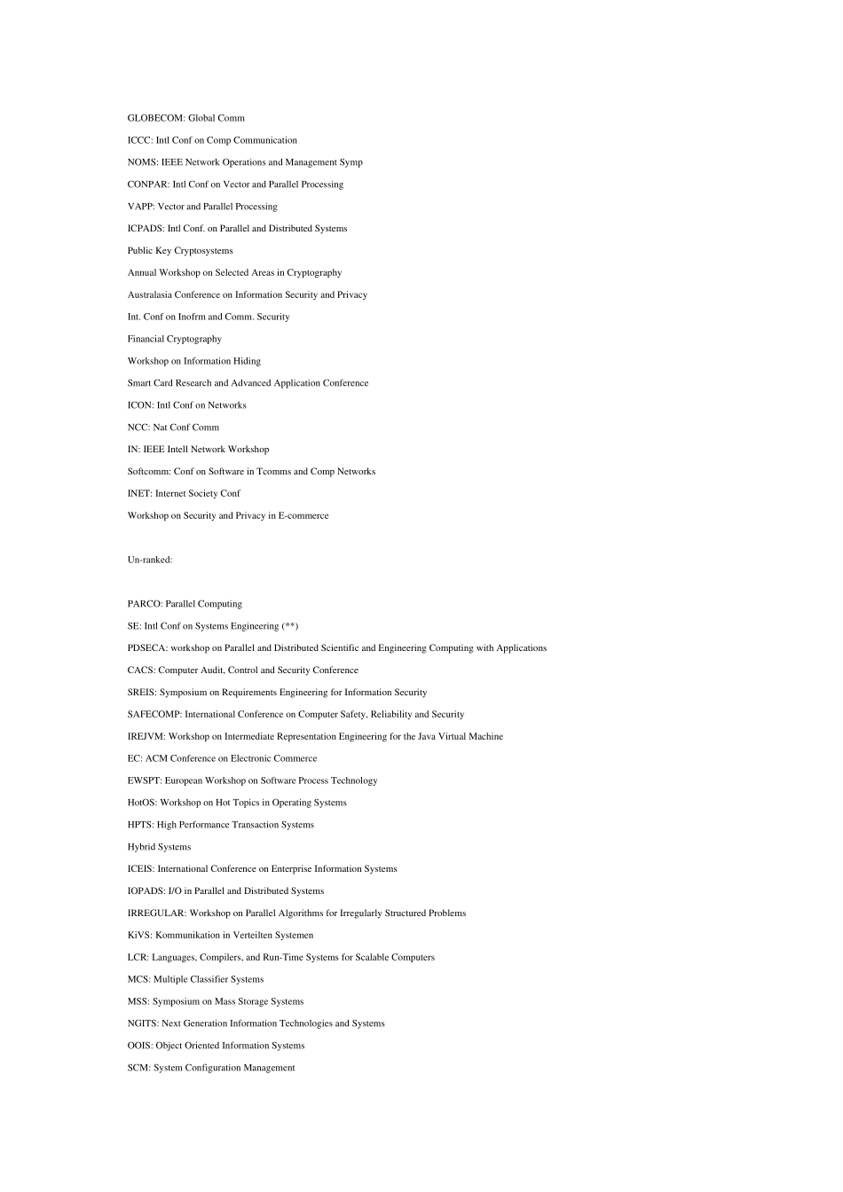 IEEE会议排名_第2页