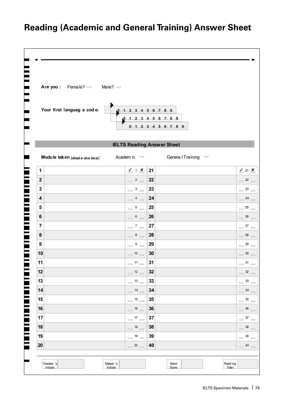 IELTSAnswerSheet雅思答题纸范本_第2页