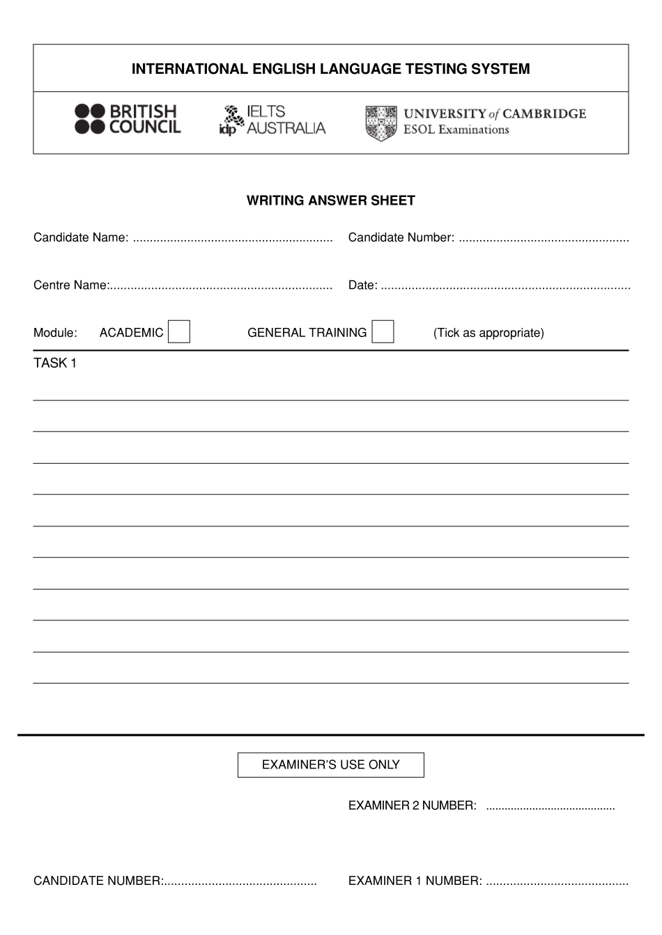 IELTS雅思答题卡(清晰版)_第3页