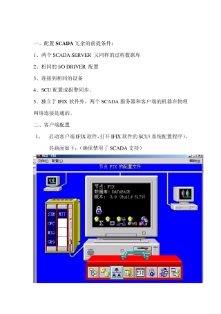 iFixSCADA冗余配置S：