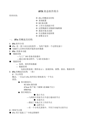 iFIX组态软件简介