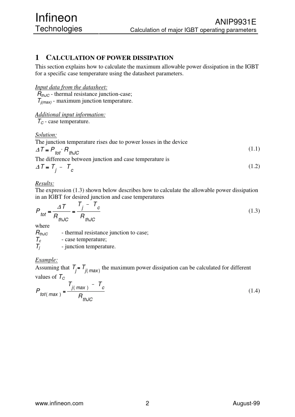 IGBT主要运行参数的计算方法_第2页