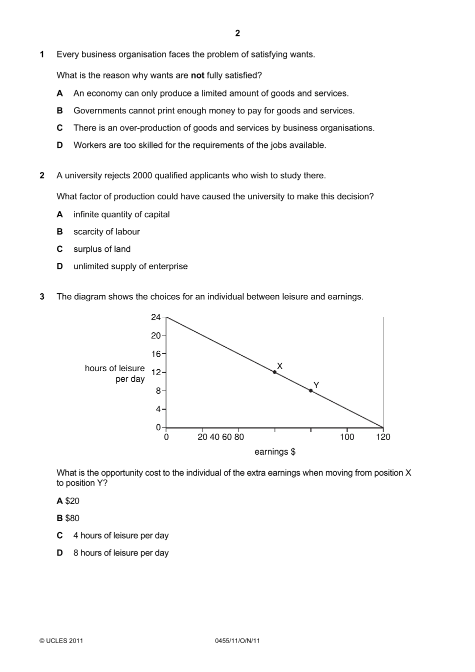 IGCSE经济学真题_第2页