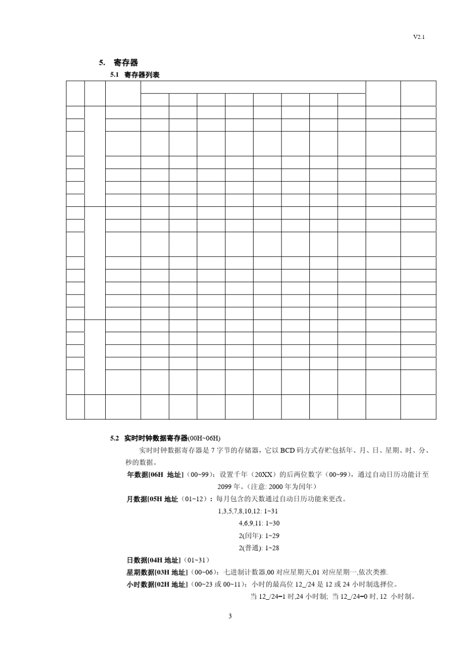 IIC串行接口的实时时钟IC：SD2068_第3页