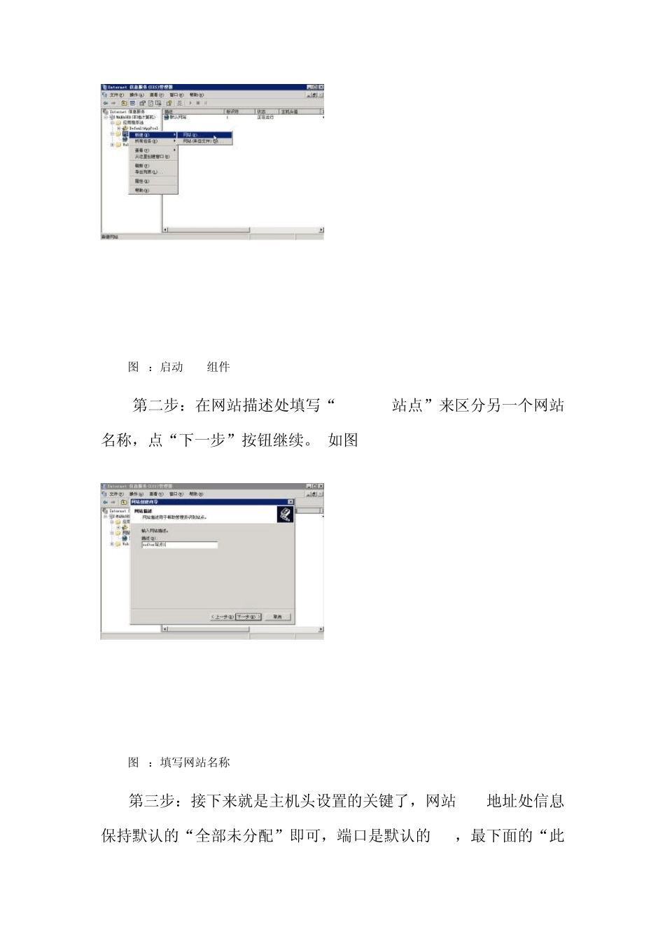 IIS6.0发布网站使用教程_第2页