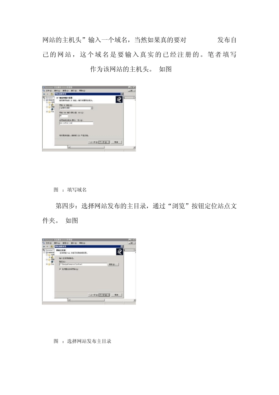 IIS6.0发布网站使用教程_第3页