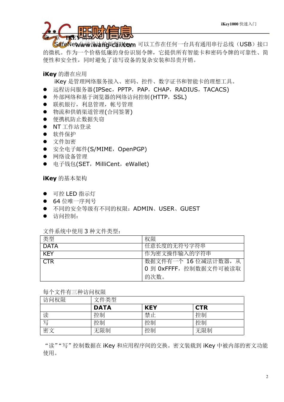 iKey1000开发商快速入门中文版_第2页