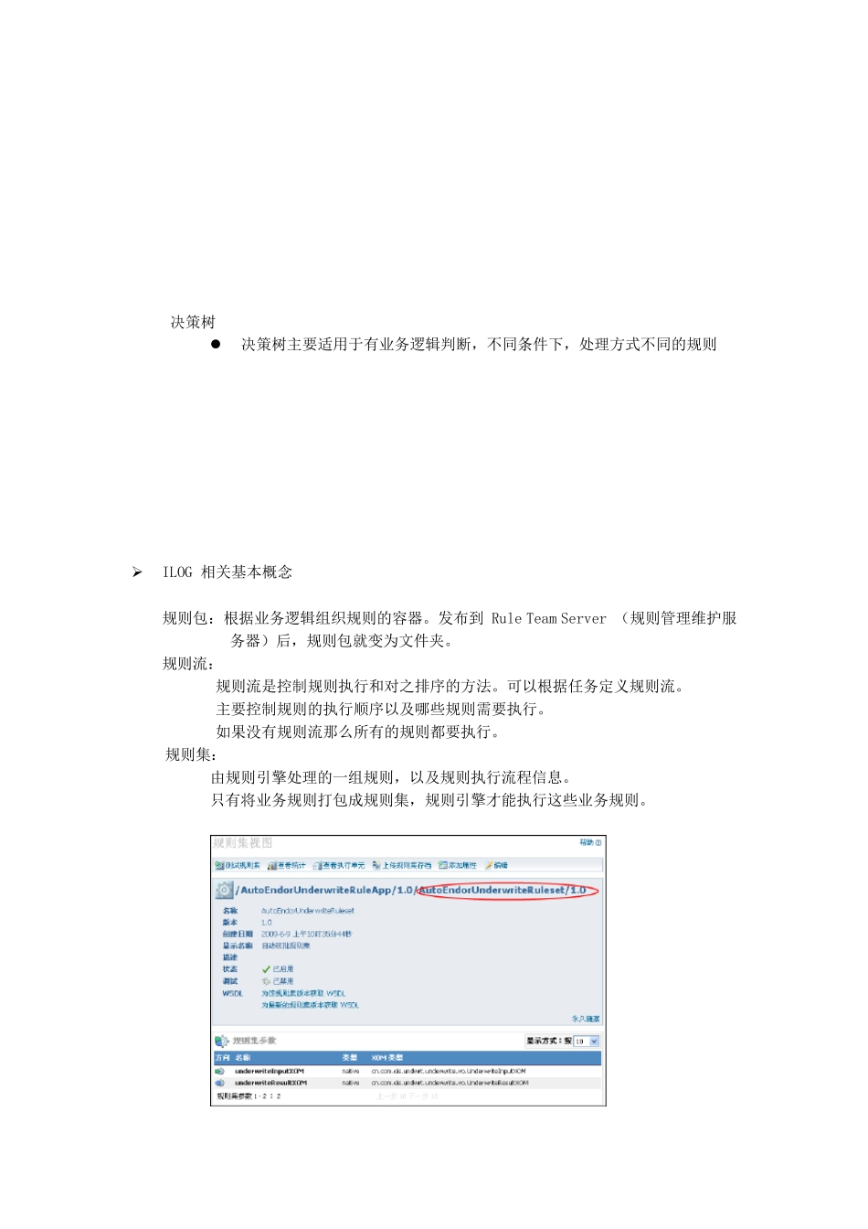 ILOG规则引擎系统运维手册_第3页