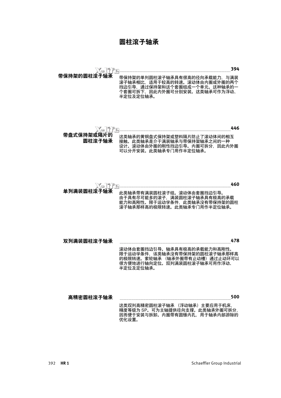 INAFAG轴承样本中文版圆柱滚子轴承_第2页