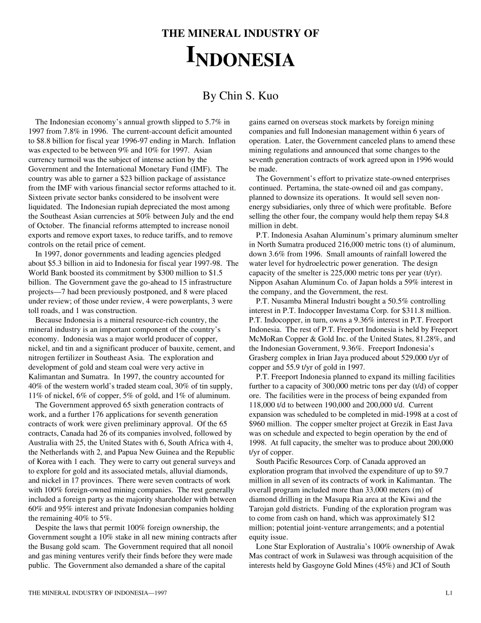 Indonesiain1997_第1页