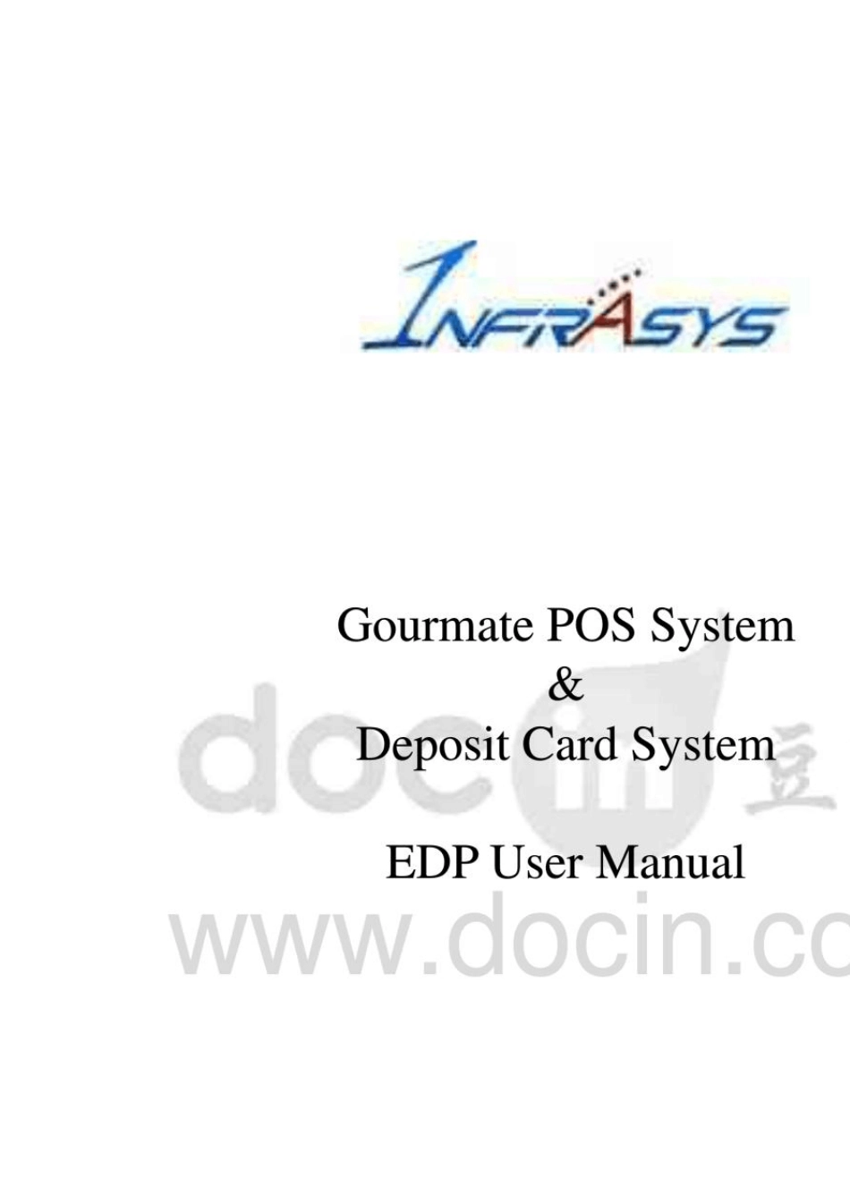 Infrasys使用手册_第1页