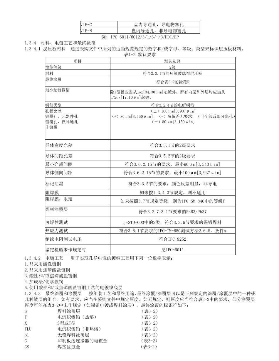 IPC6012C2010中文版刚性印制板的鉴定及性能规范_第2页