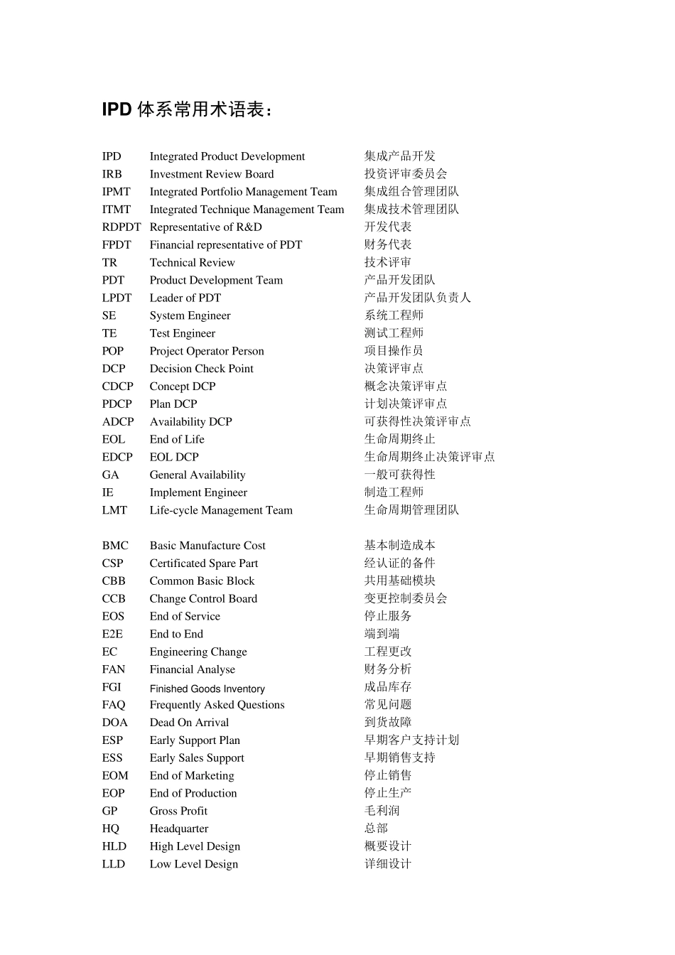 IPD_集成产品开发教材_第1页