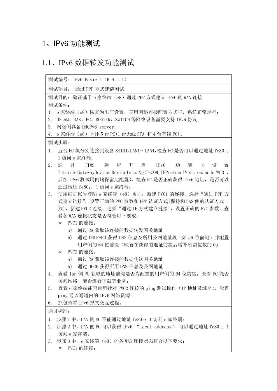 IPv6功能测试_第1页
