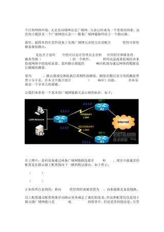 IP_SLA配置