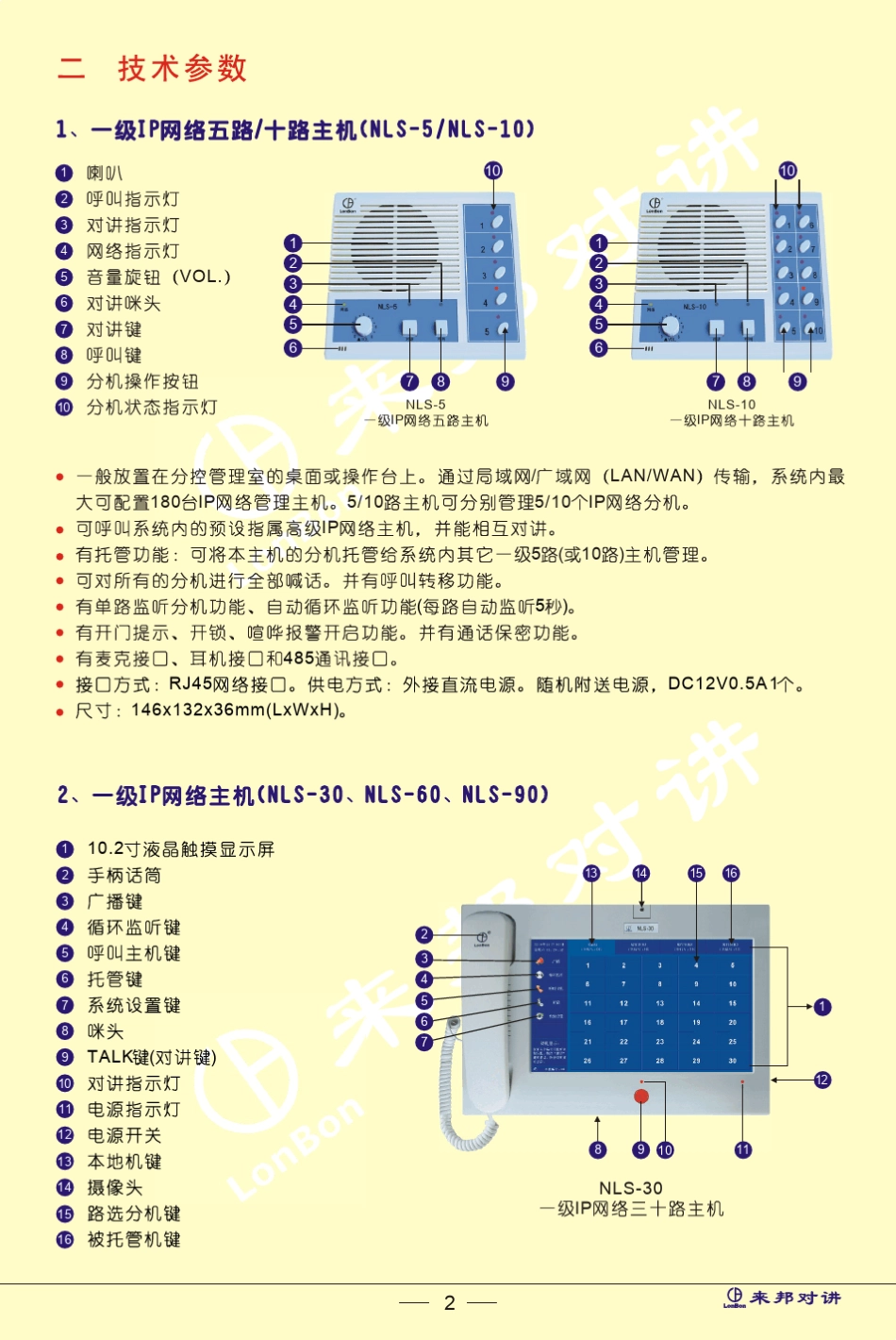 IP网络可视对讲系统说明书_第3页