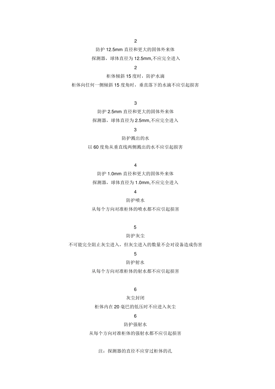 IP防水等级规定_第2页