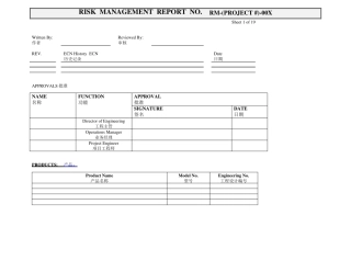 ISO149712007风险管理报告模板_中英对照