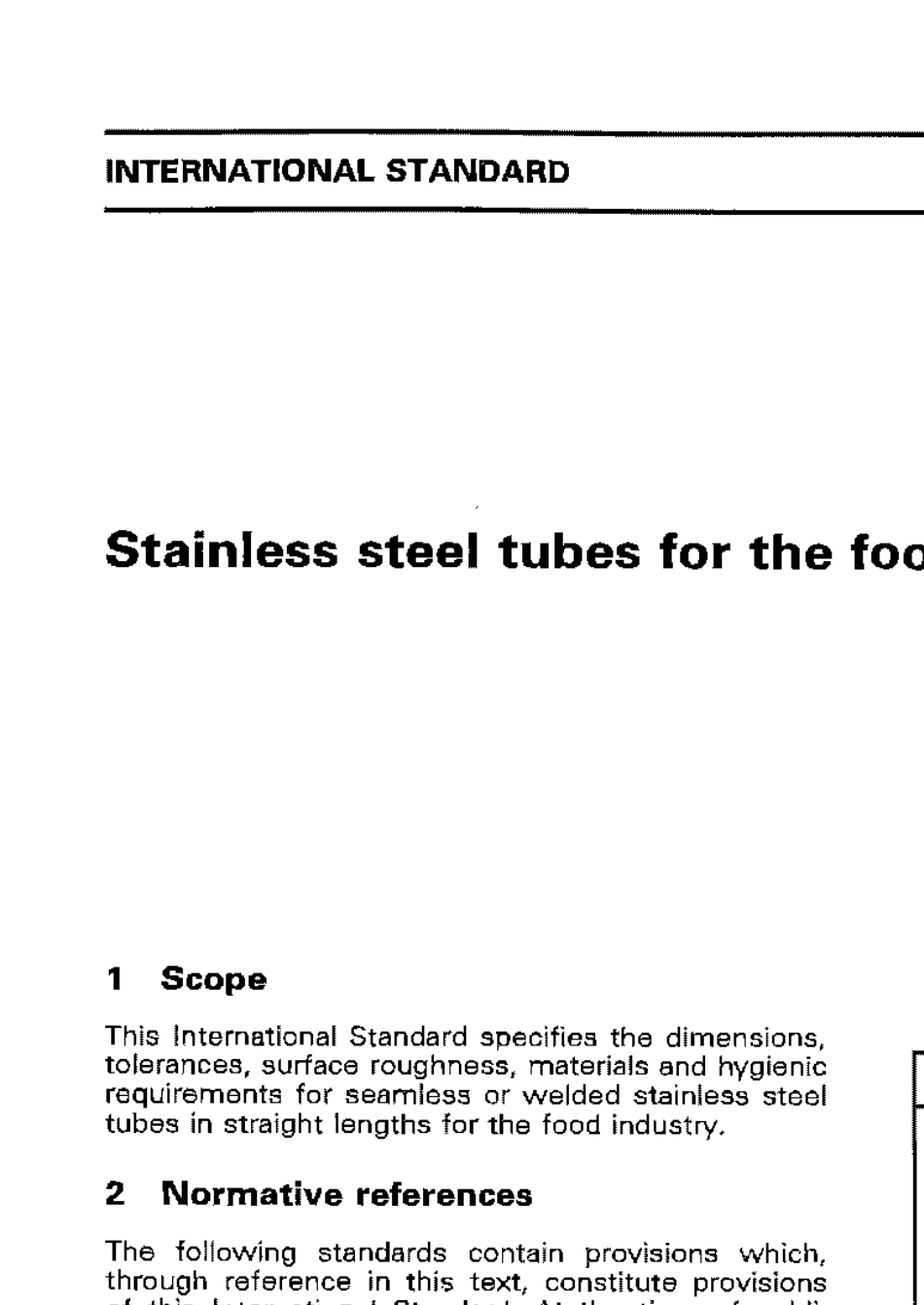 ISO20371992食品工业用不锈钢管_第3页