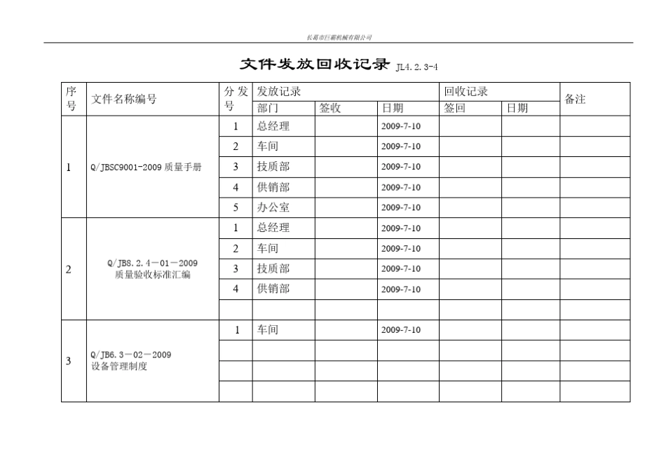 ISO9000质量记录_第3页
