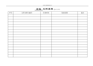 ISO9000质量记录