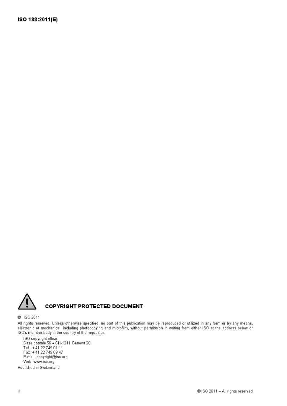 ISO_188_2011_硫化橡胶或热塑性橡胶加速老化和耐热试验_第2页