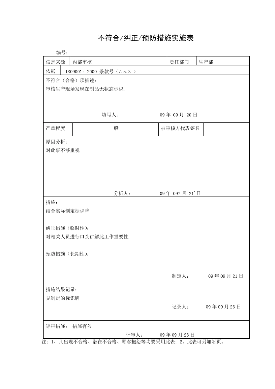 iso内审报告_第2页