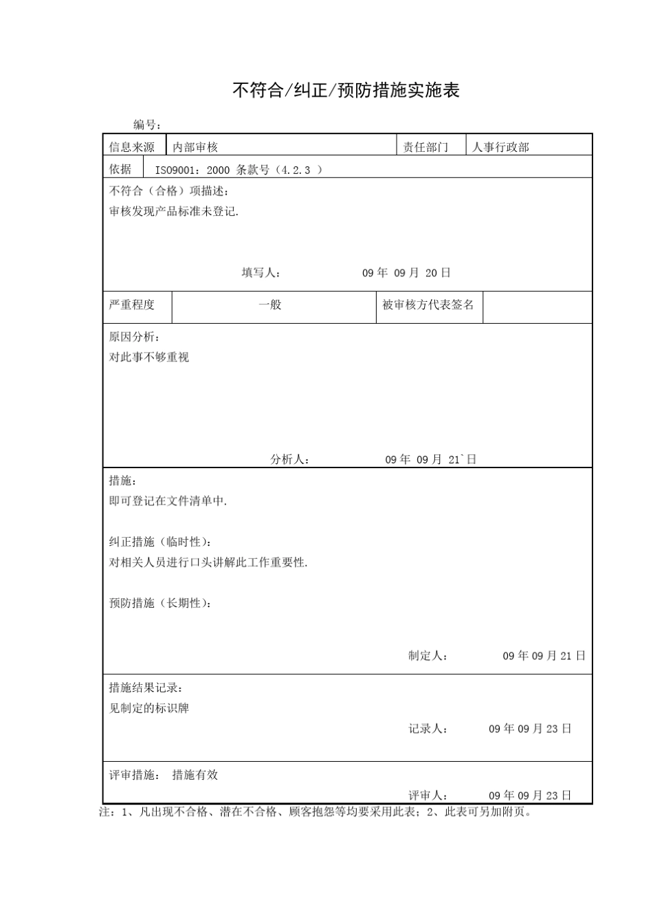 iso内审报告_第3页