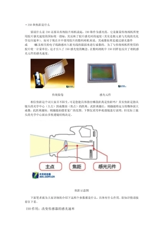 ISO和焦距是什么