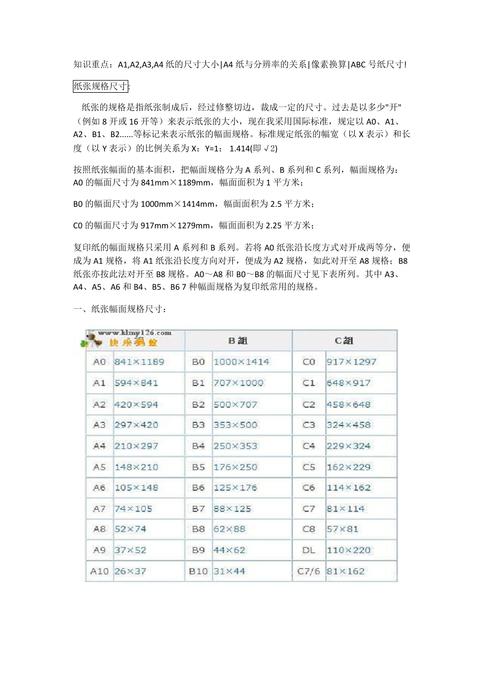 ISO国际标准—纸张尺寸_第1页