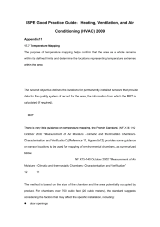 ISPEHVAC指南中温度分布指南翻译