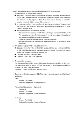 Issue3Consolidationwithwhollyownedsubsidiaries(100%控股的合并报表)