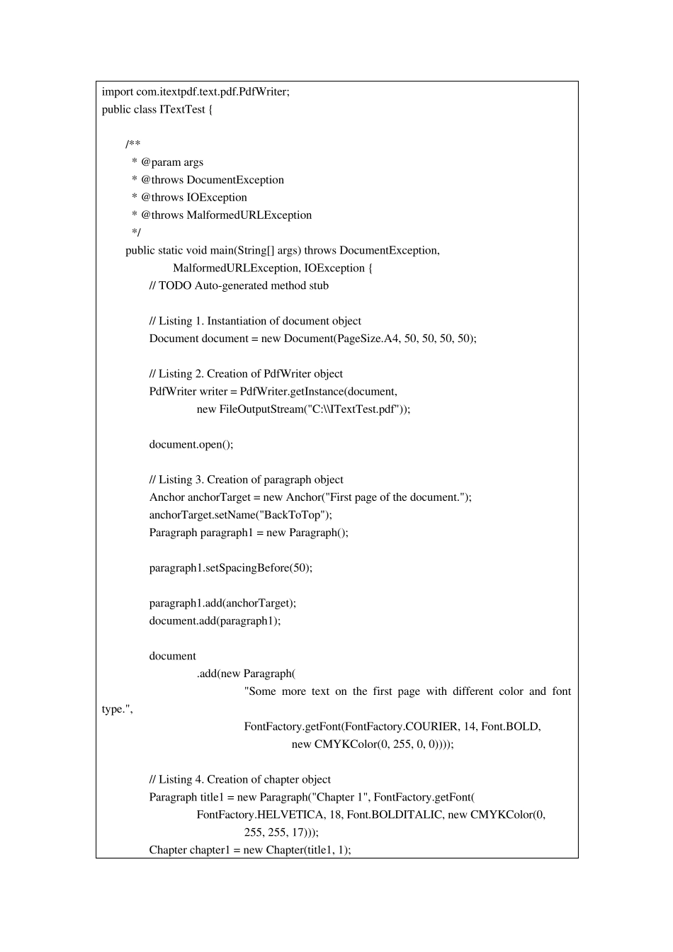 itext生成pdf的例子以及jar包以及api等_第2页