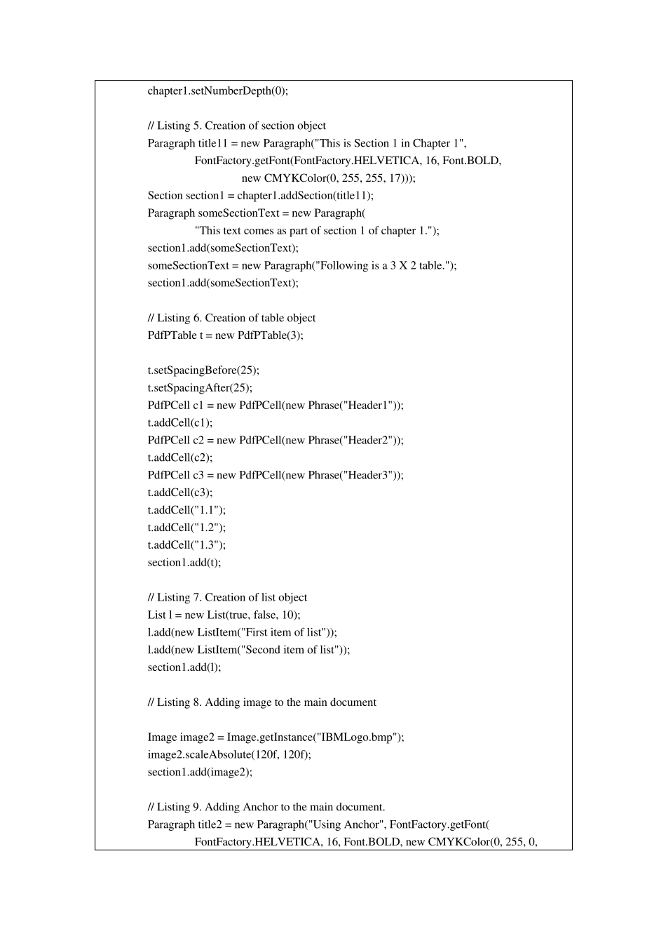 itext生成pdf的例子以及jar包以及api等_第3页