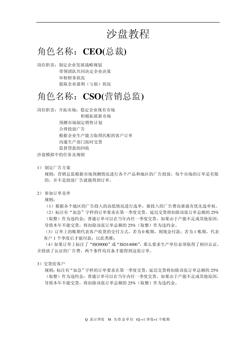 ITMC企业沙盘教程_第1页