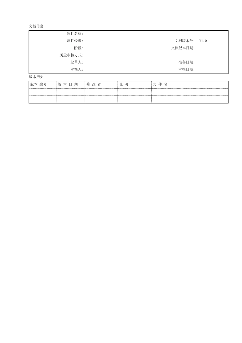 ITSM项目SOW(工作范围)说明书模版_第2页