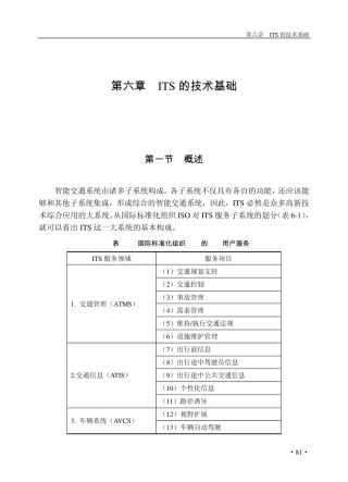 ITS的技术基础
