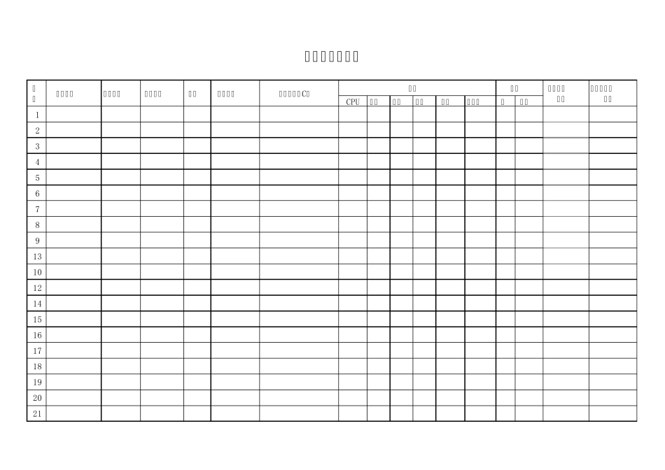IT资产信息表_第1页