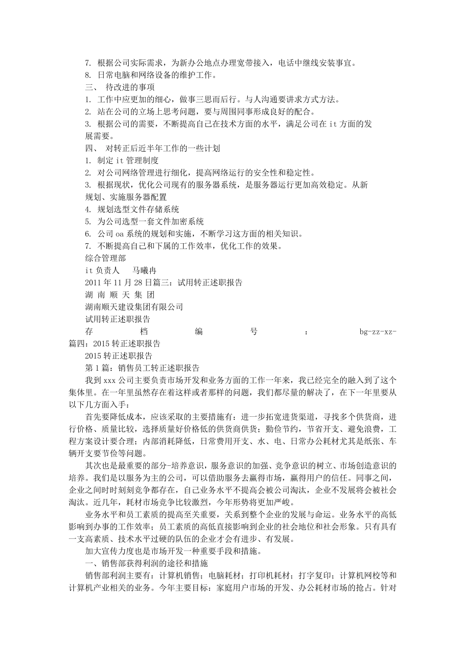 IT转正述职报告_第2页