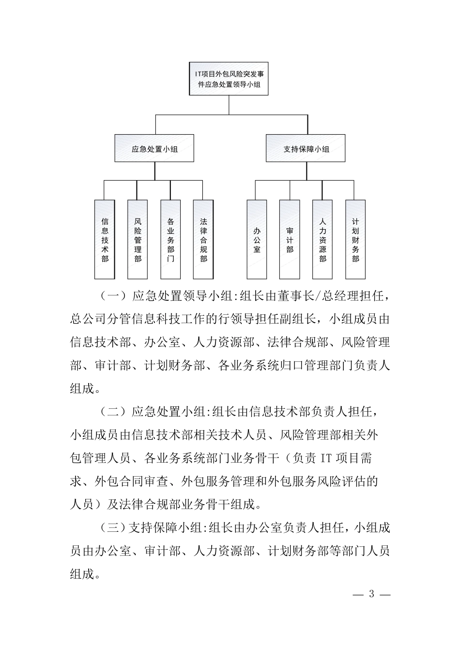 IT项目外包服务商管理应急预案_第3页