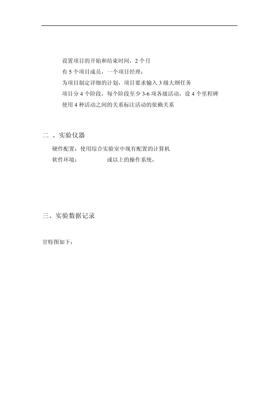 IT项目管理实验报告_第3页