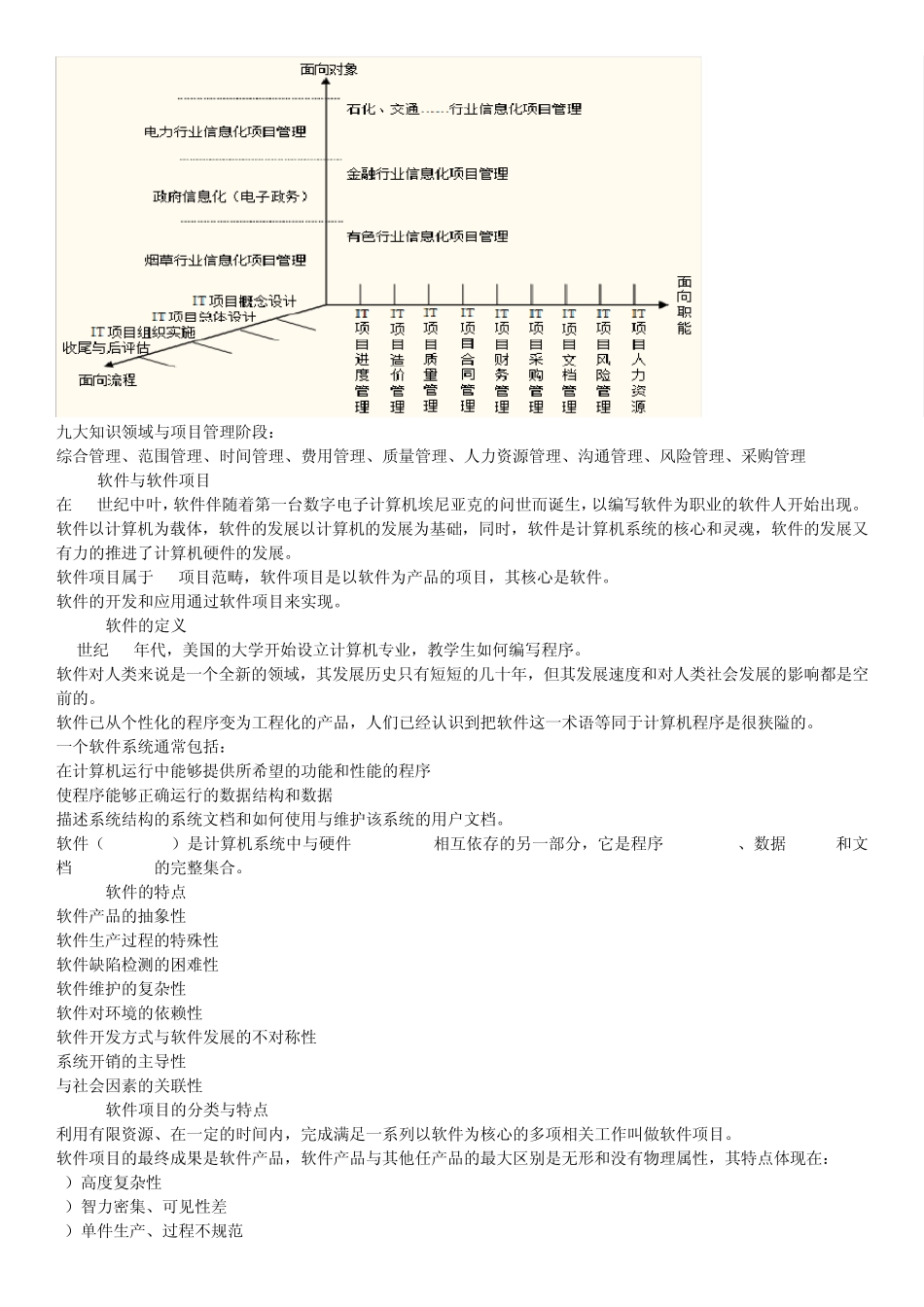 IT项目管理重点知识整理原版_第3页
