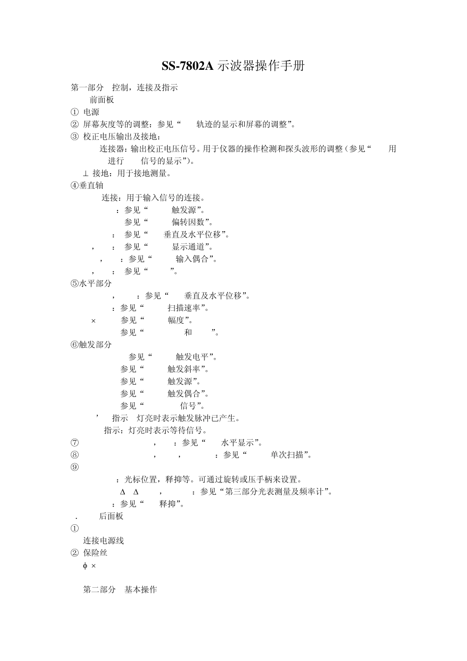 IWATSU示波器操作手册SS7802A_第1页