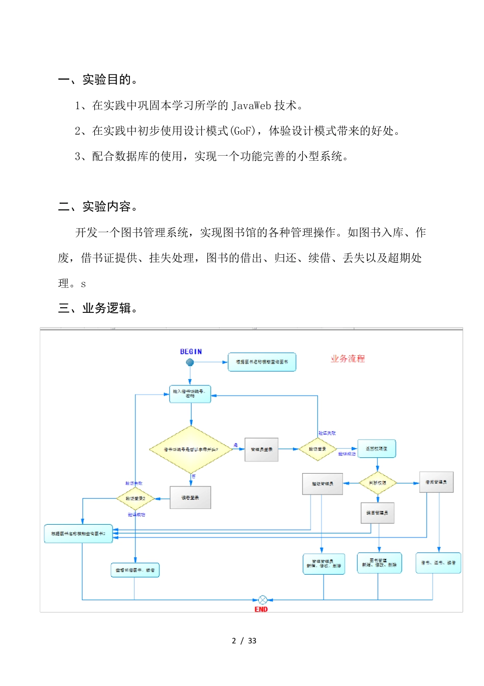 JavaWeb课程设计——图书馆管理系统_第2页