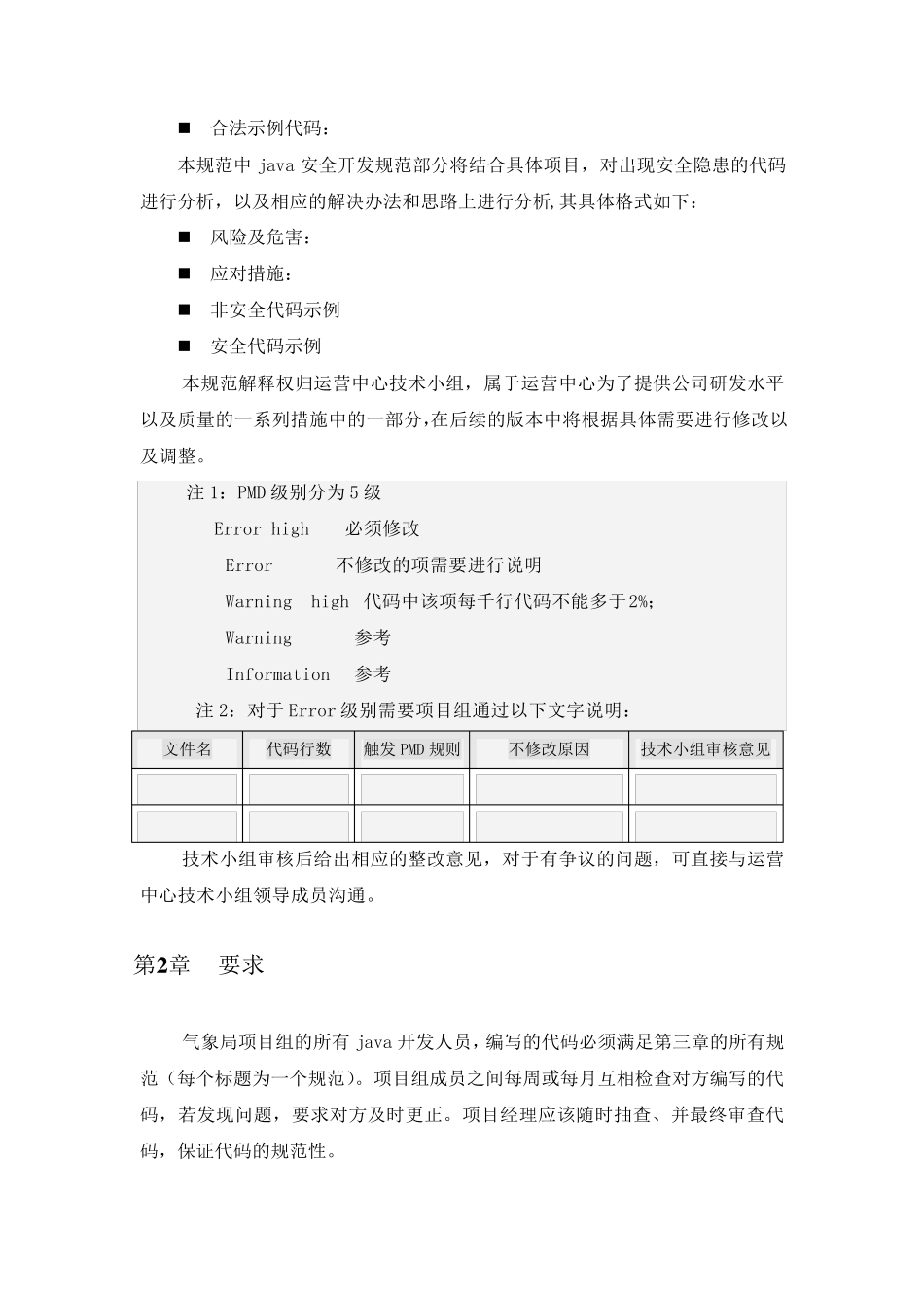 Java开发规范(公司规范)_第2页