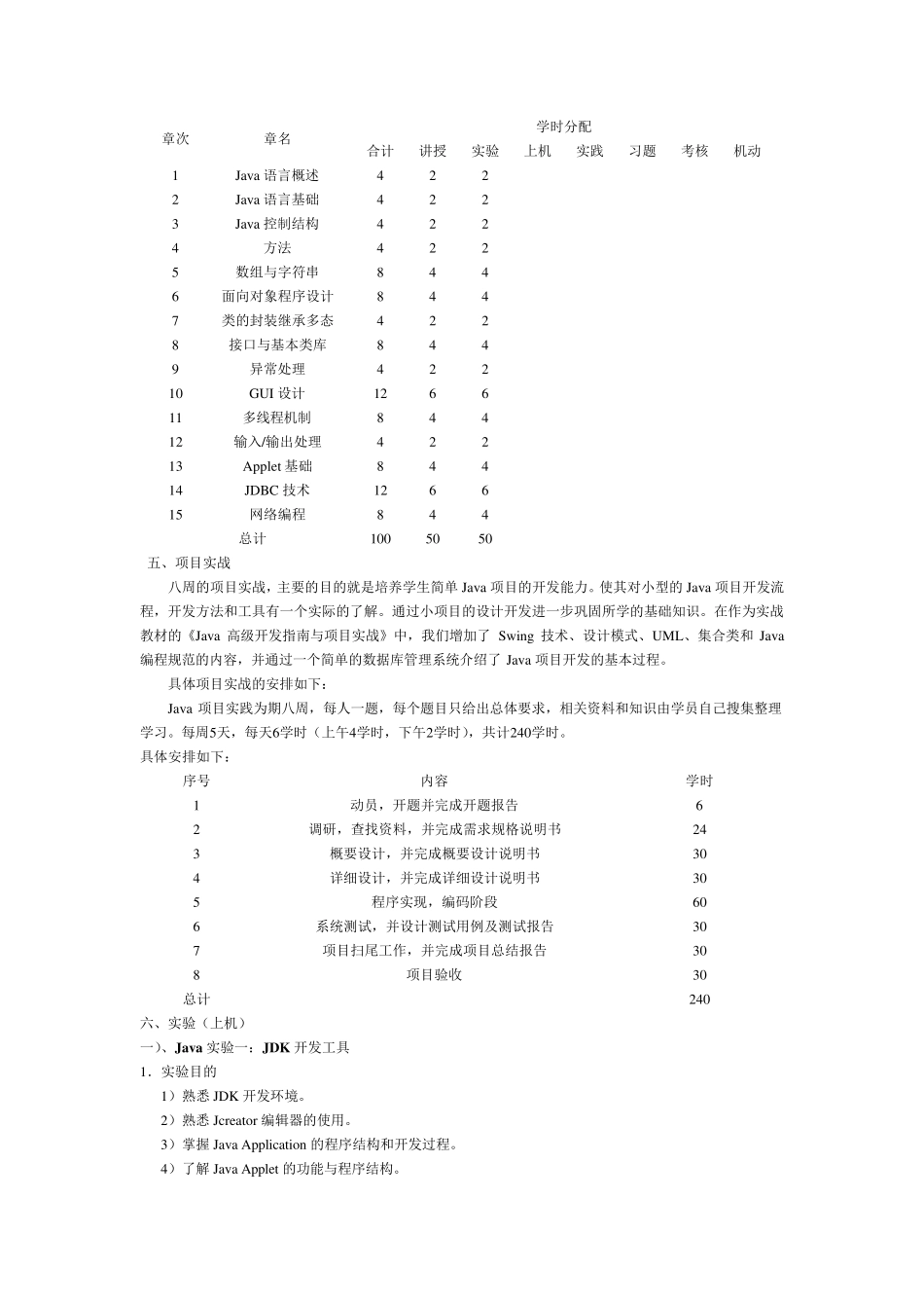 java教学大纲_第3页