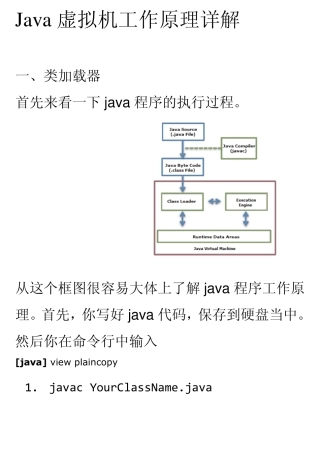 Java虚拟机工作原理详解